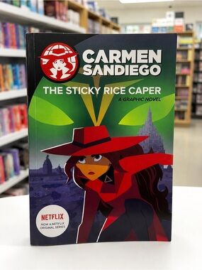 Carmen Sandiego The Sticky Rice Caper Graphic Novel Paperback Good Condition